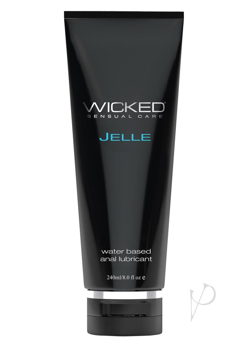 Wicked Jelle Water Based Anal Gel Lubricant 4oz