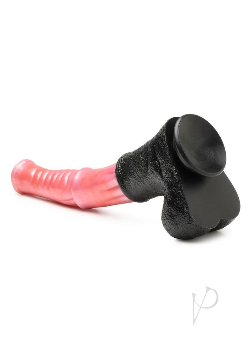 Creature Cocks Giant Centaur Silicone Dildo - XLarge - Pink/Black