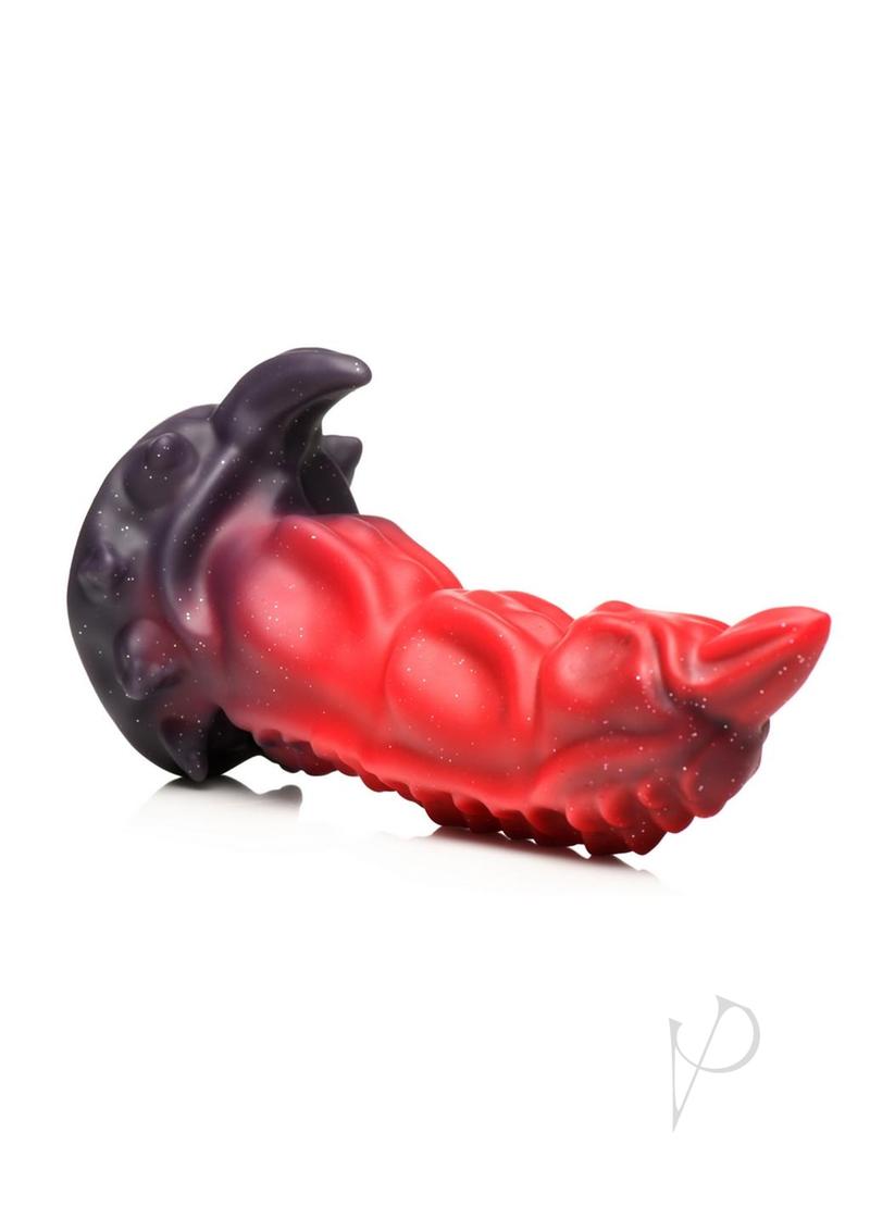 Creature Cocks King Scorpion Silicone Dildo - Red/Black