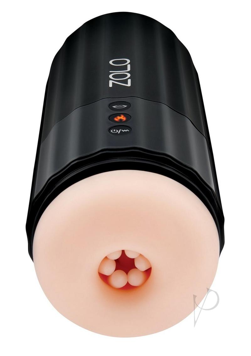 Zolo Jerkmaster Rechargeable Ass Masturbator - Black