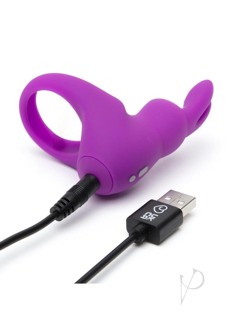 Happy Rabbit Couples Rechargeable Silicone Pleasure Kit (7 Piece) - Pink/Purple