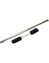 Sportsheets Expandable Spreader Bar and Cuffs Set - Silver/Black
