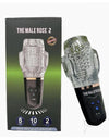 The Male Rose 2 Rechargeable Sucking Masturbator - Black/Clear